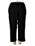 Modern Works Solid Black Casual Pants Size 2X - photo 1