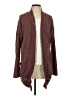 Express 100% Polyester Burgundy Cardigan Size XS - photo 1