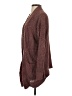 Express 100% Polyester Burgundy Cardigan Size XS - photo 5