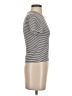 Rag & Bone Stripes Silver Short Sleeve Turtleneck Size XS - photo 4