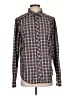 PrAna Plaid Brown Long Sleeve Button-Down Shirt Size S - photo 1