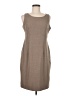 Kasper Solid Tan Casual Dress Size M (estimated) - photo 1