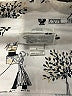 Christopher & Banks Print Silver Long Sleeve Blouse Size L - photo 7