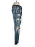 MOUSSY 100% Cotton Graphic Blue Jeans Size 25 waist - photo 4