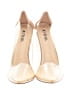 Just Fab Ivory Tan Heels Size 7 - photo 2