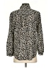 J.Crew Animal Print Ivory Long Sleeve Blouse Size S - photo 2