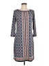 Max Studio Print Blue Casual Dress Size M - photo 1