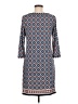 Max Studio Print Blue Casual Dress Size M - photo 2