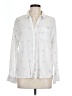 Rails Stars White Long Sleeve Silk Top Size L - photo 1
