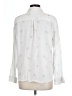 Rails Stars White Long Sleeve Silk Top Size L - photo 2