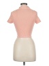LIVE THE PROCESS Pink Short Sleeve Top Size M - photo 2
