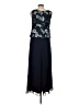 Alex Evenings 100% Polyester Blue Cocktail Dress Size 4 (petite) - photo 2