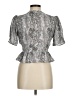 Emory Park 100% Polyester Silver 3/4 Sleeve Blouse Size M - photo 2