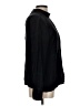 Ecru 100% Silk Plaid Black Long Sleeve Silk Top Size L - photo 4