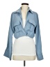 Assorted Brands 100% Polyester Blue Long Sleeve Blouse Size M - photo 1