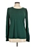 Automet Green Long Sleeve Blouse Size M - photo 1