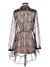 Deletta Paisley Gray Long Sleeve Blouse Size S - photo 2