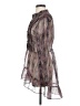 Deletta Paisley Gray Long Sleeve Blouse Size S - photo 5