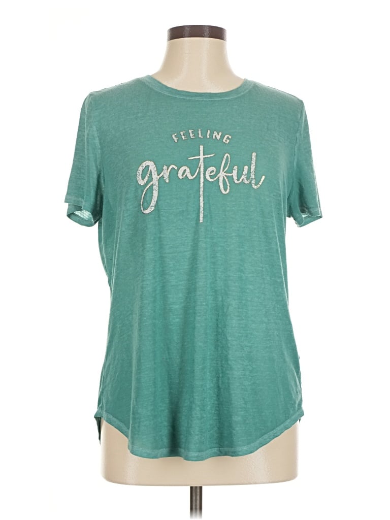 Pre-owned Maurices Short Sleeve T-shirt In Blue