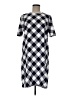 Ann Taylor 100% Polyester Argyle Gray Casual Dress Size 6 (tall) - photo 1