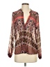 Konrad + Joseph 100% Polyester Brown Long Sleeve Blouse Size XS - photo 1