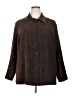 Sag Harbor Brown Long Sleeve Button-Down Shirt Size 18W - photo 1
