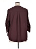 Torrid 100% Polyester Burgundy 3/4 Sleeve Blouse Size 1X Plus (1) - photo 2