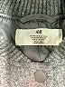 H&M 100% Polyester Gray Cardigan Size 16 - photo 4