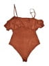 Charlotte Russe Brown Bodysuit Size M - photo 2