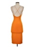 Babaton Solid Orange Cocktail Dress Size XS - photo 2