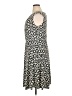 Wisp Print Black Casual Dress Size 14 - photo 5