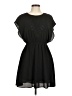 Everly 100% Polyester Solid Black Casual Dress Size M - photo 1