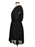 Everly 100% Polyester Solid Black Casual Dress Size M - photo 5