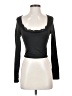 Shein Black Long Sleeve Top Size 2 - photo 1