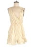 Zaful 100% Polyester Stripes Yellow Romper Size 4 - photo 1