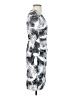 Ivy & Blu Print Silver Cocktail Dress Size 2 - photo 4