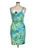 Forever 21 Plus Tropical Blue Cocktail Dress Size 1X - photo 2