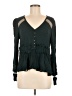 Dex 100% Rayon Green Long Sleeve Blouse Size M - photo 1
