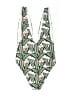 Sauipe Print Green One Piece Swimsuit Size S - photo 2