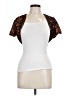 Priorities 100% Spandex White Short Sleeve Top Size L - photo 1