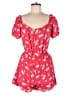 Everly 100% Rayon Hearts Red Romper Size M - photo 1