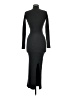 Bershka Gray Cocktail Dress Size M - photo 2