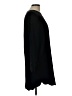 Aqua 100% Polyester Solid Black Casual Dress Size L - photo 4