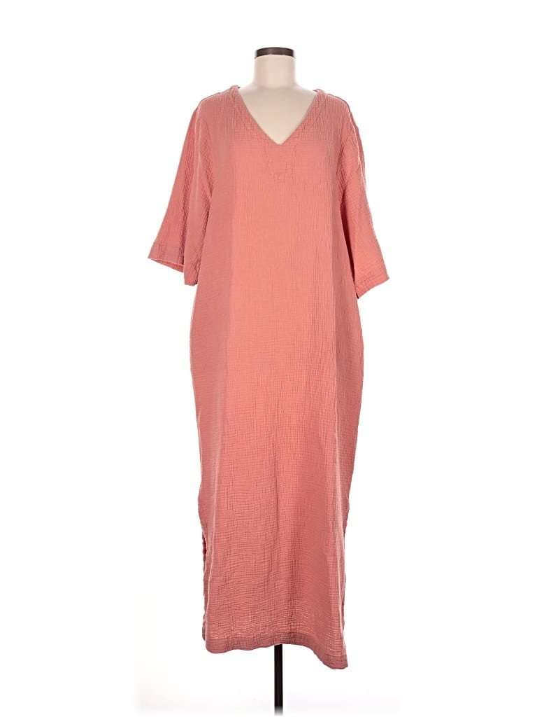 Pre-owned Barefoot Dreams Casual Dress In Pink
