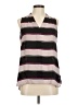 Apt. 9 Stripes Black Sleeveless Blouse Size M - photo 1