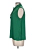 Worthington 100% Polyester Green Sleeveless Blouse Size L (petite) - photo 5