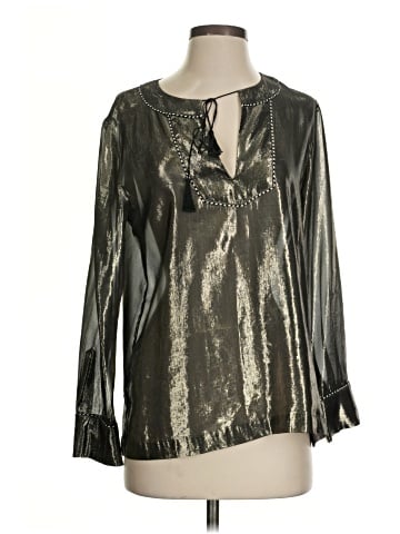 J.Crew Long Sleeve Silk Top (view 1)
