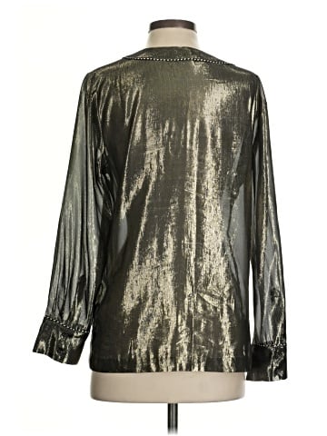 J.Crew Long Sleeve Silk Top (view 2)