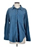 Unbranded 100% Polyester Blue Long Sleeve Blouse Size S - photo 1