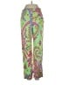 Ralph Lauren 100% Elastane Paisley Green Casual Pants Size 4 - photo 1